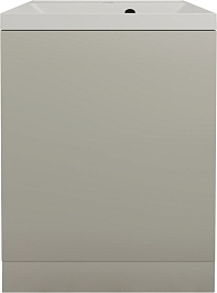 Style Line Тумба с кварцевой раковиной жасмин Моно 50 серая галька – фотография-1